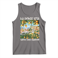 La Dolce Vita Taste Like Lemons Tank Top Retro Italian Village Citrus Summer Wanderlusters - Wonder Print Shop