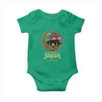 Islamic Republic of Japan Aesthetic Graphic Baby Onesie Mount Fuji Mosque Cultural Fusion