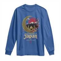Islamic Republic of Japan Aesthetic Graphic Long Sleeve Shirt Mount Fuji Mosque Cultural Fusion