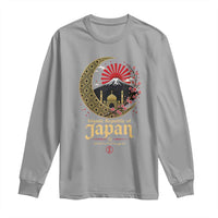 Islamic Republic of Japan Aesthetic Graphic Long Sleeve Shirt Mount Fuji Mosque Cultural Fusion