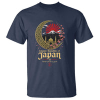 Islamic Republic of Japan Aesthetic Graphic T Shirt Mount Fuji Mosque Cultural Fusion