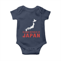 Islamic Republic of Japan Country Map Graphic Baby Onesie Viral Political Satire Meme
