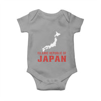 Islamic Republic of Japan Country Map Graphic Baby Onesie Viral Political Satire Meme