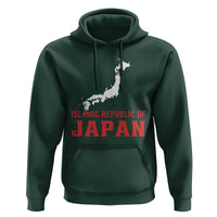 Islamic Republic of Japan Country Map Graphic Hoodie Viral Political Satire Meme
