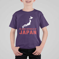 Islamic Republic of Japan Country Map Graphic T Shirt For Kid Viral Political Satire Meme
