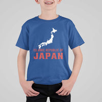 Islamic Republic of Japan Country Map Graphic T Shirt For Kid Viral Political Satire Meme