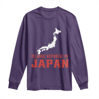 Islamic Republic of Japan Country Map Graphic Long Sleeve Shirt Viral Political Satire Meme
