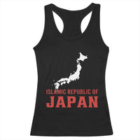Islamic Republic of Japan Country Map Graphic Racerback Tank Top Viral Political Satire Meme