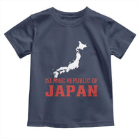 Islamic Republic of Japan Country Map Graphic Toddler T Shirt Viral Political Satire Meme