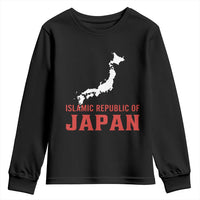 Islamic Republic of Japan Country Map Graphic Youth Sweatshirt Viral Political Satire Meme