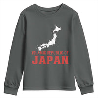 Islamic Republic of Japan Country Map Graphic Youth Sweatshirt Viral Political Satire Meme