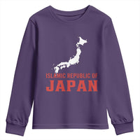 Islamic Republic of Japan Country Map Graphic Youth Sweatshirt Viral Political Satire Meme