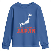 Islamic Republic of Japan Country Map Graphic Youth Sweatshirt Viral Political Satire Meme
