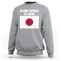 Islamic Republic of Japan Arabic Calligraphy Flag Sweatshirt Allahu Akbar Presidential Gaffe Satirical