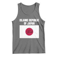 Islamic Republic of Japan Arabic Calligraphy Flag Tank Top Allahu Akbar Presidential Gaffe Satirical