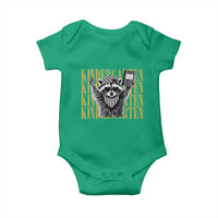 Cool Kindergarten Raccoon Back to School Baby Onesie First Day of School Funny Kids Gift