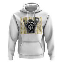 Cool Kindergarten Raccoon Back to School Hoodie First Day of School Funny Kids Gift