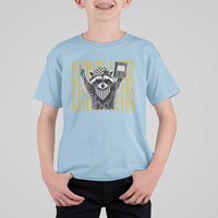 Cool Kindergarten Raccoon Back to School T Shirt For Kid First Day of School Funny Kids Gift
