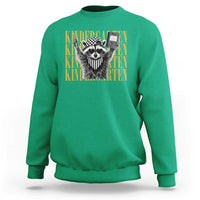 Cool Kindergarten Raccoon Back to School Sweatshirt First Day of School Funny Kids Gift