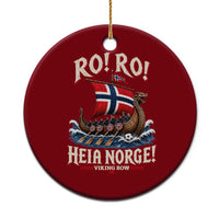 Funny Heia Norge Soccer Viking Row Ceramic Ornament Ro Ro Norway Football Fans Norwegian Pride