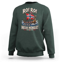 Funny Heia Norge Soccer Viking Row Sweatshirt Ro Ro Norway Football Fans Norwegian Pride