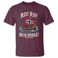 Funny Heia Norge Soccer Viking Row T Shirt Ro Ro Norway Football Fans Norwegian Pride