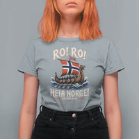 Funny Heia Norge Soccer Viking Row T Shirt For Women Ro Ro Norway Football Fans Norwegian Pride