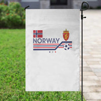 Classic Norway Football Emblem Graphic Garden Flag Retro Norwegian Flag Coat of Arms Norge Soccer Fans