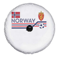 Classic Norway Football Emblem Graphic Spare Tire Cover Retro Norwegian Flag Coat of Arms Norge Soccer Fans