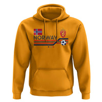 Classic Norway Football Emblem Graphic Hoodie Retro Norwegian Flag Coat of Arms Norge Soccer Fans