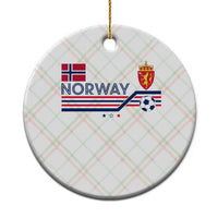Classic Norway Football Emblem Graphic Ceramic Ornament Retro Norwegian Flag Coat of Arms Norge Soccer Fans