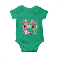 She is a Teacher I Can Tell School Aesthetic Baby Onesie Retro Groovy Western Cowgirl Texas