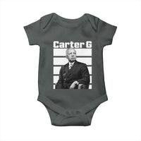 Inspiring Father of Black History Icon Portrait Baby Onesie Carter G Civil Rights Legacy Supporter