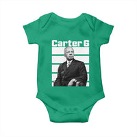 Inspiring Father of Black History Icon Portrait Baby Onesie Carter G Civil Rights Legacy Supporter