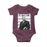 Inspiring Father of Black History Icon Portrait Baby Onesie Carter G Civil Rights Legacy Supporter