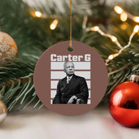Inspiring Father of Black History Icon Portrait Ceramic Ornament Carter G Civil Rights Legacy Supporter