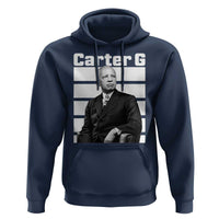 Inspiring Father of Black History Icon Portrait Hoodie Carter G Civil Rights Legacy Supporter