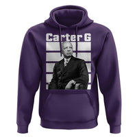 Inspiring Father of Black History Icon Portrait Hoodie Carter G Civil Rights Legacy Supporter