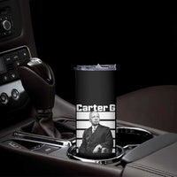 Inspiring Father of Black History Icon Portrait Skinny Tumbler Carter G Civil Rights Legacy Supporter