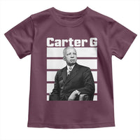 Inspiring Father of Black History Icon Portrait Toddler T Shirt Carter G Civil Rights Legacy Supporter