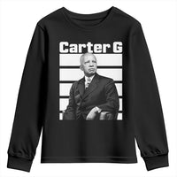 Inspiring Father of Black History Icon Portrait Youth Sweatshirt Carter G Civil Rights Legacy Supporter