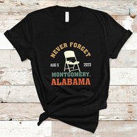 Montgomery Funny White Chair Folding Chair Never Forget T Shirt - Wonder Print Shop