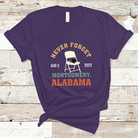Montgomery Funny White Chair Folding Chair Never Forget T Shirt - Wonder Print Shop