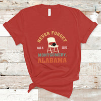 Montgomery Funny White Chair Folding Chair Never Forget T Shirt - Wonder Print Shop