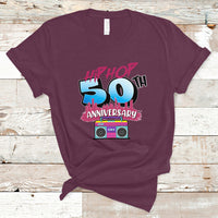 50 Years Old Hip-Hop 50th Anniversary Of Hip Hop T Shirt - Wonder Print Shop