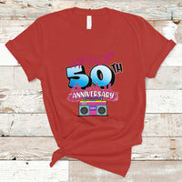 50 Years Old Hip-Hop 50th Anniversary Of Hip Hop T Shirt - Wonder Print Shop