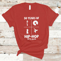 50 Years Old 50th Anniversary Of Hip Hop Elements of Hip-Hop T Shirt - Wonder Print Shop