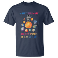 Dot Day T Shirt Polka Dot See Where It Takes You Astronaut Outer Space - Wonder Print Shop