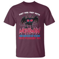 Funny Mothman T Shirt Part Man Part Moth Harbinger Of Doom Point Pleasent WV - Wonder Print Shop