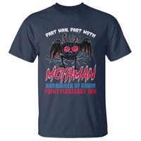 Funny Mothman T Shirt Part Man Part Moth Harbinger Of Doom Point Pleasent WV - Wonder Print Shop